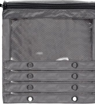 Reaction Tackle Deluxe Bait Binder – Water-Resistant Soft Plastic Bait Storage Bag, Saltwater & Freshwater Fishing Tackle Organizer, Lure Bag for Bass, Kayak, and Boat Fishing